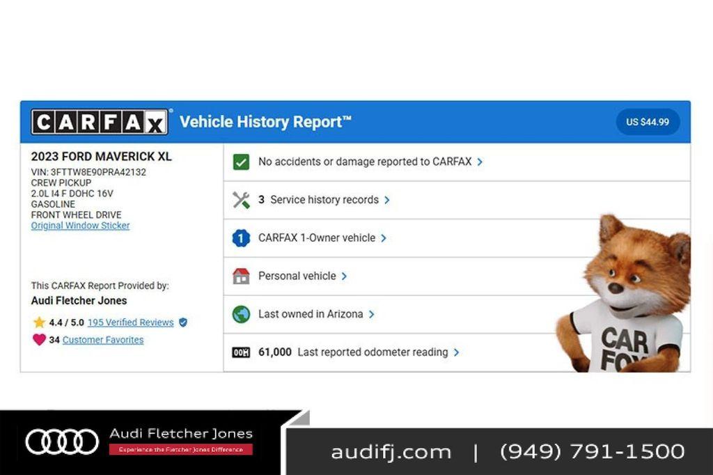 used 2023 Ford Maverick car, priced at $19,892