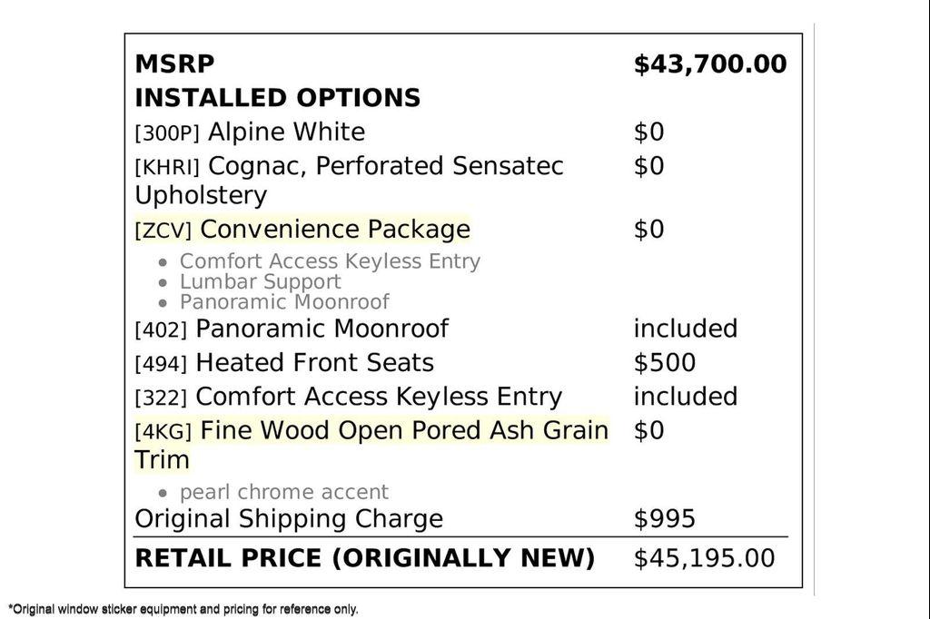 used 2022 BMW X3 car, priced at $23,893