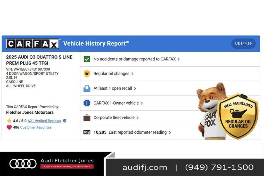 used 2025 Audi Q3 car, priced at $30,890