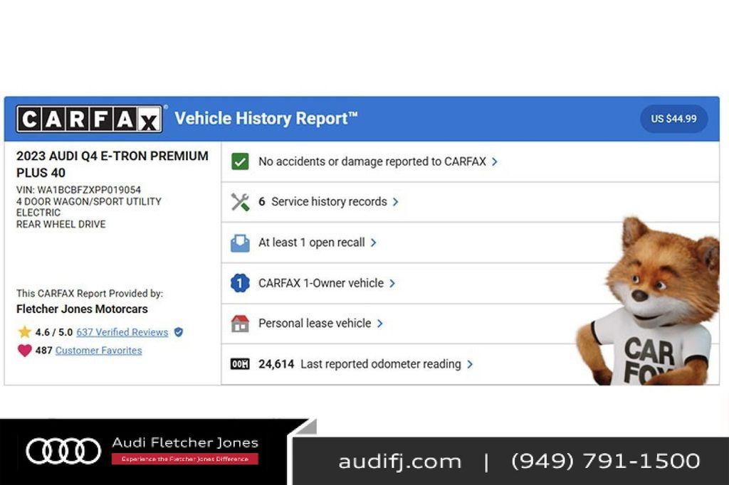 used 2023 Audi Q4 e-tron car, priced at $25,894