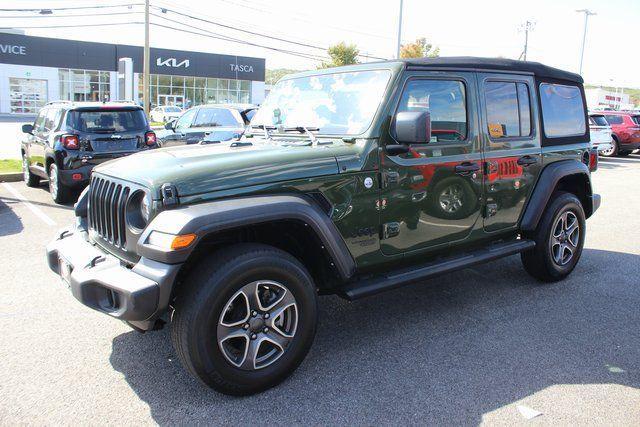 used 2021 Jeep Wrangler Unlimited car, priced at $27,499