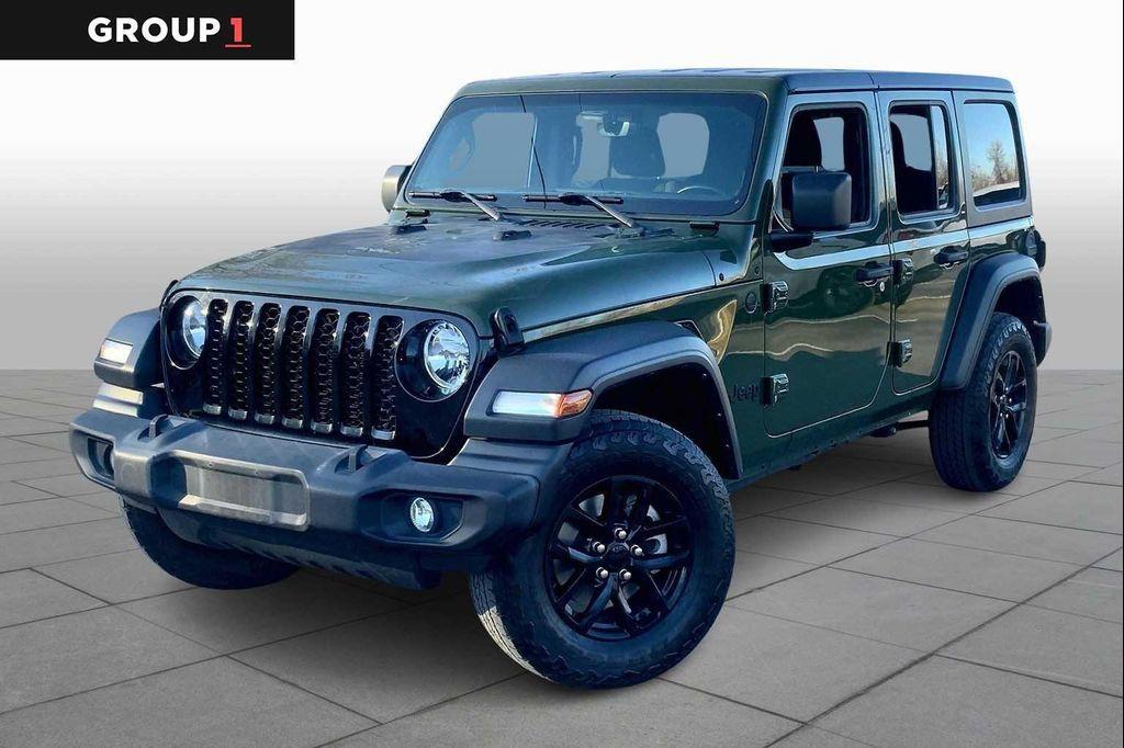 used 2021 Jeep Wrangler Unlimited car, priced at $24,861