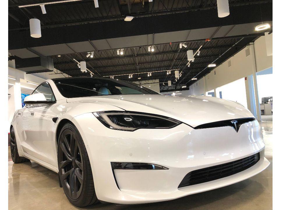 used 2022 Tesla Model S car, priced at $53,999