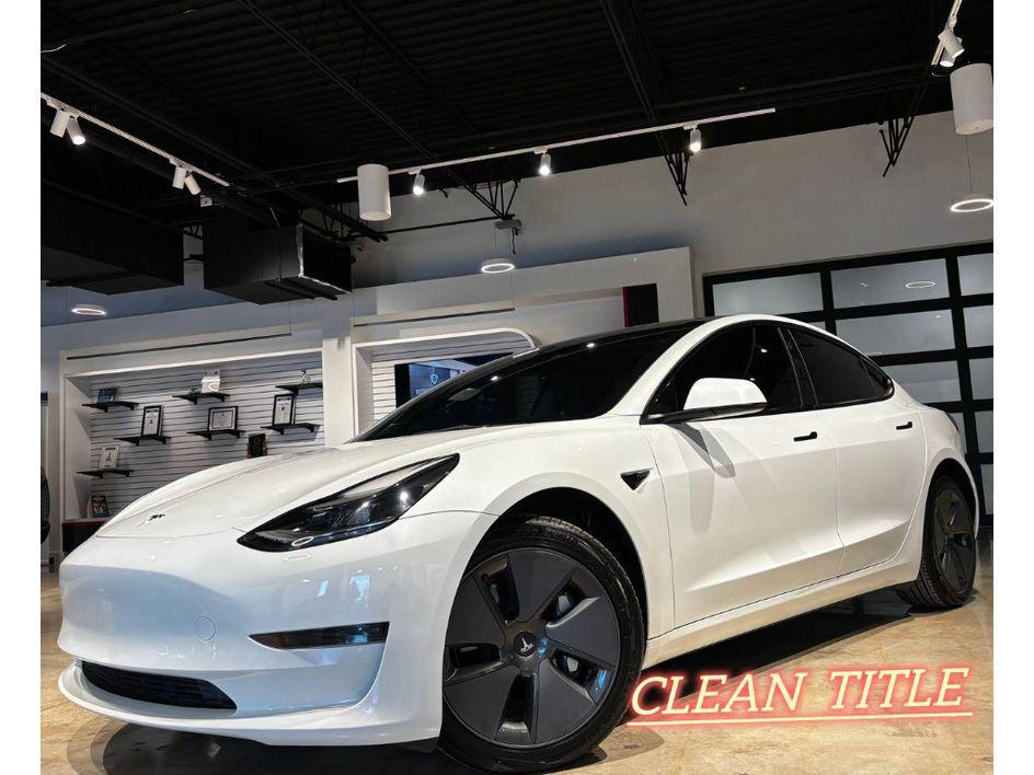 used 2023 Tesla Model 3 car, priced at $22,222
