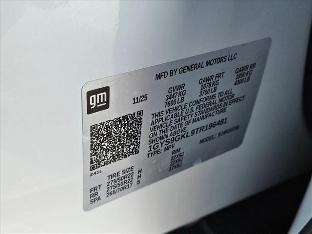 new 2026 Cadillac Escalade car, priced at $127,235