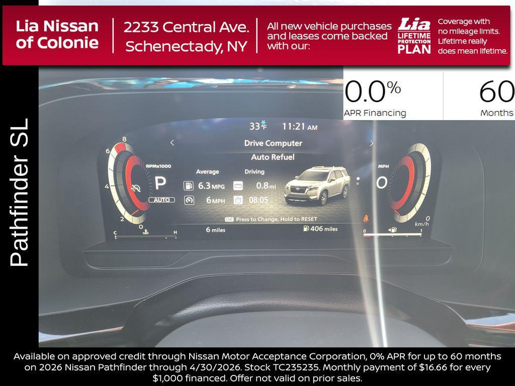 new 2026 Nissan Pathfinder car, priced at $43,675