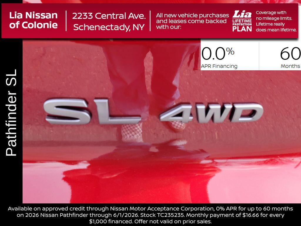 new 2026 Nissan Pathfinder car, priced at $43,675