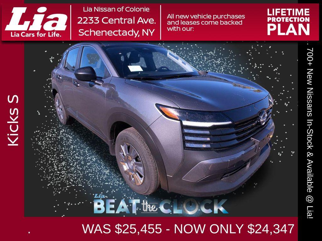 new 2025 Nissan Kicks car, priced at $24,347