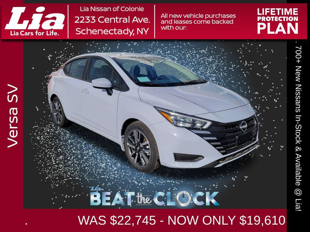 new 2025 Nissan Versa car, priced at $19,610