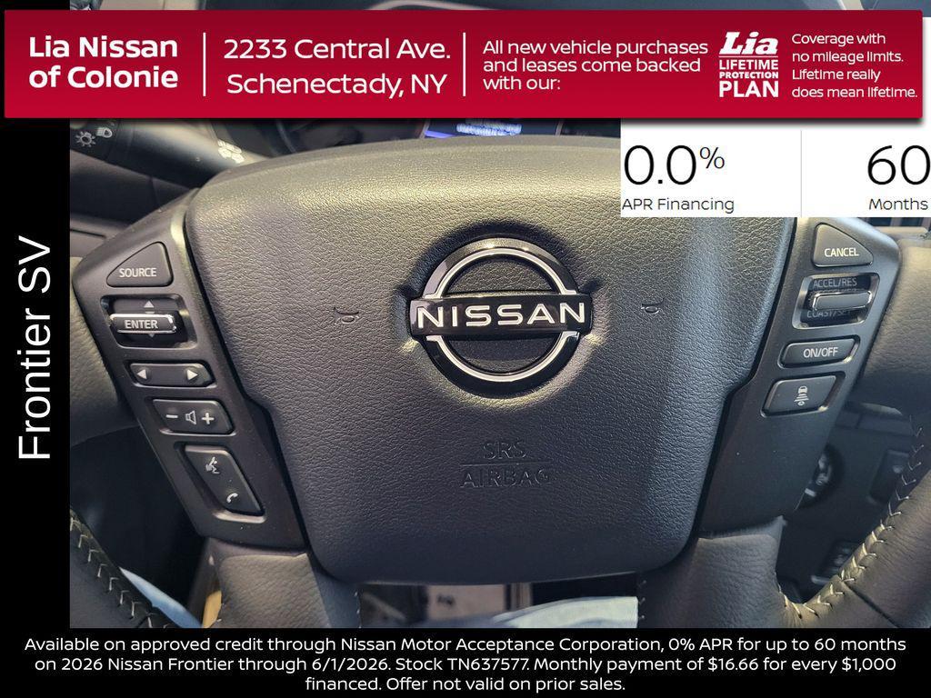 new 2026 Nissan Frontier car, priced at $39,935