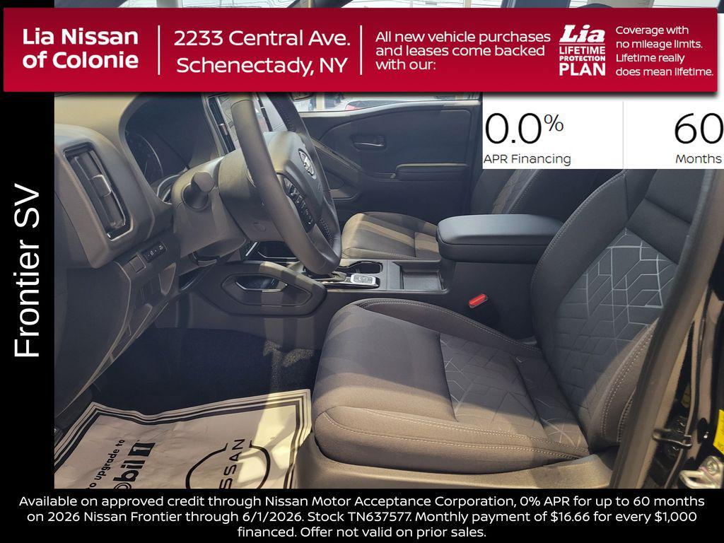 new 2026 Nissan Frontier car, priced at $39,935