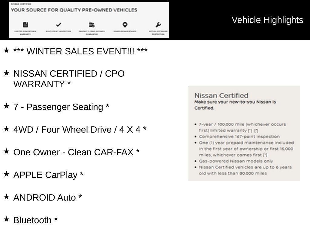 used 2025 Nissan Pathfinder car, priced at $29,988