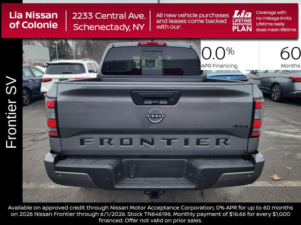 new 2026 Nissan Frontier car, priced at $39,885