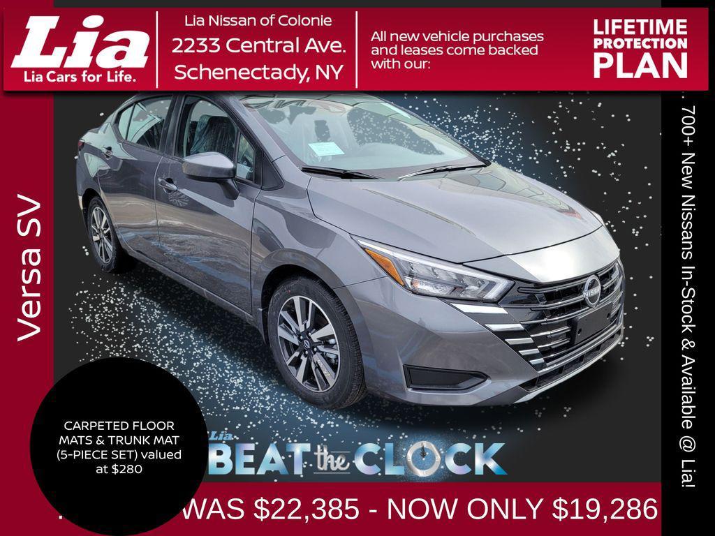new 2025 Nissan Versa car, priced at $19,286