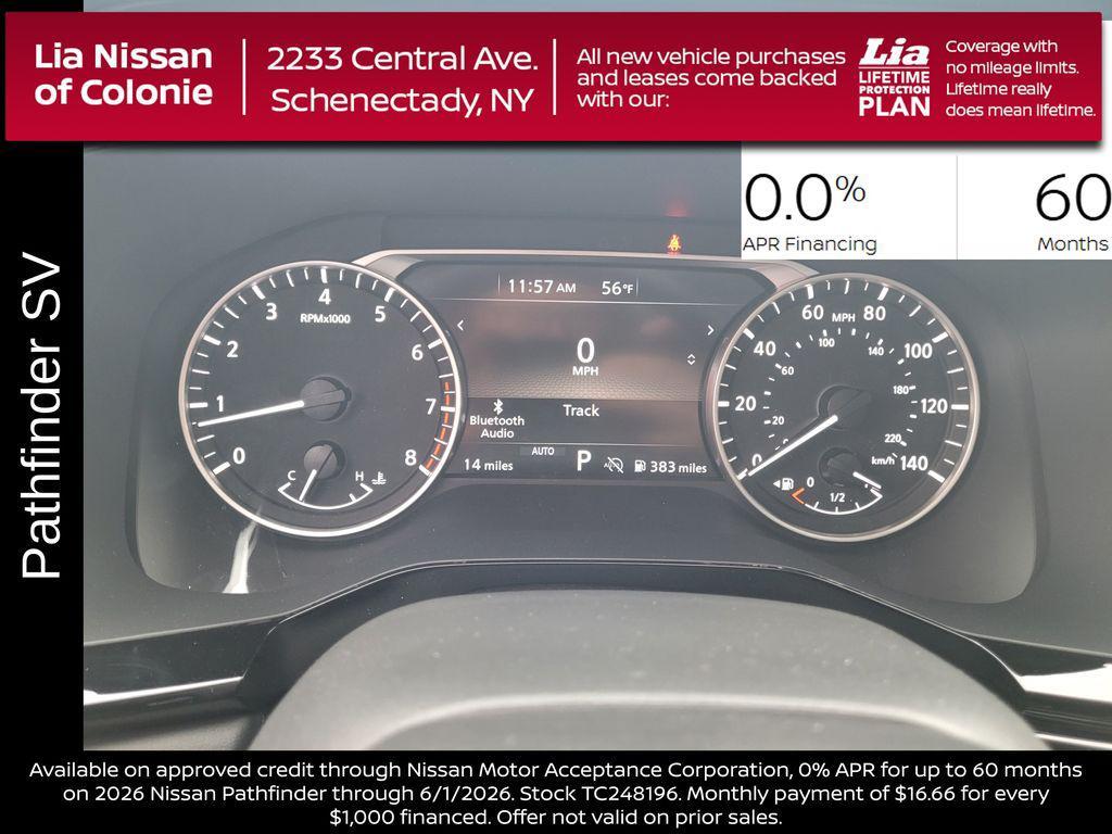 new 2026 Nissan Pathfinder car, priced at $43,310
