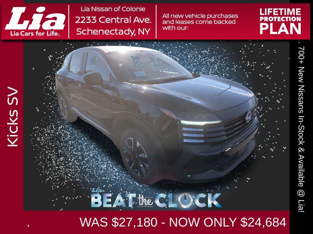 new 2025 Nissan Kicks car, priced at $24,684