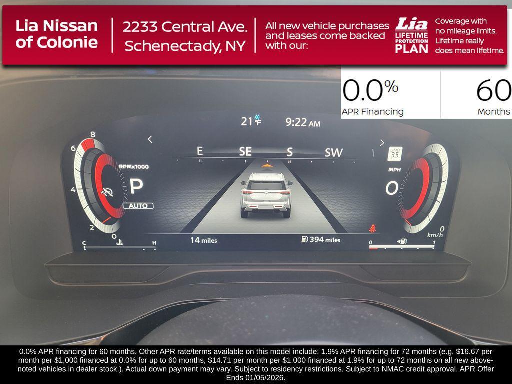 new 2025 Nissan Pathfinder car, priced at $46,860