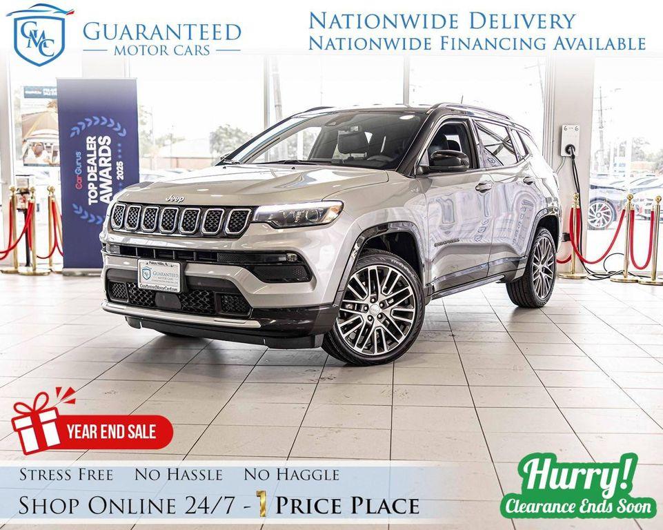 used 2023 Jeep Compass car, priced at $21,500