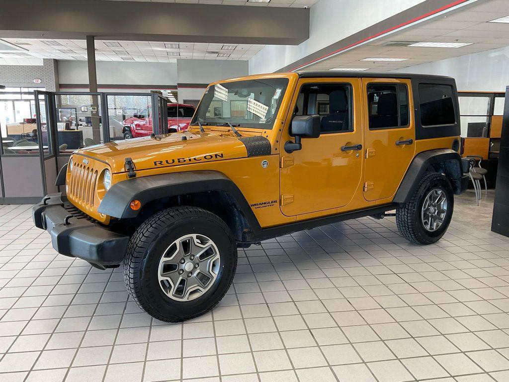 used 2014 Jeep Wrangler Unlimited car, priced at $18,450