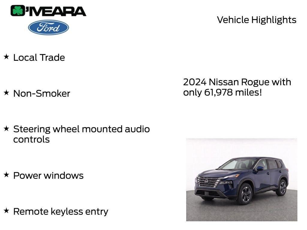 used 2024 Nissan Rogue car, priced at $20,696