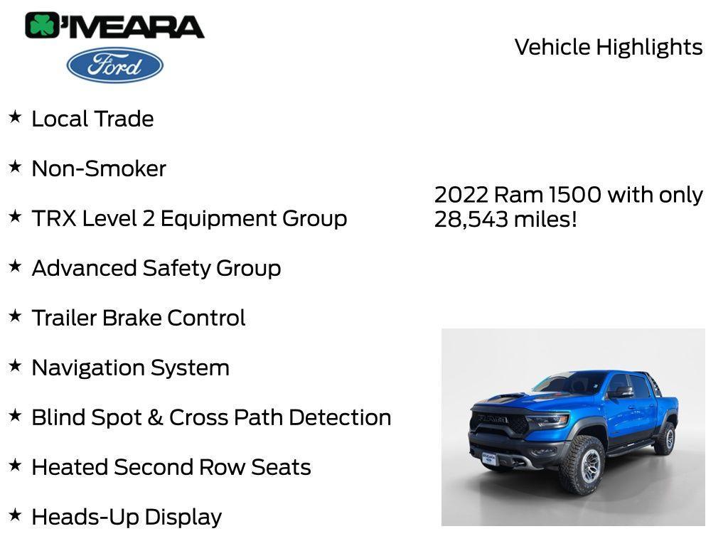 used 2022 Ram 1500 car, priced at $78,890
