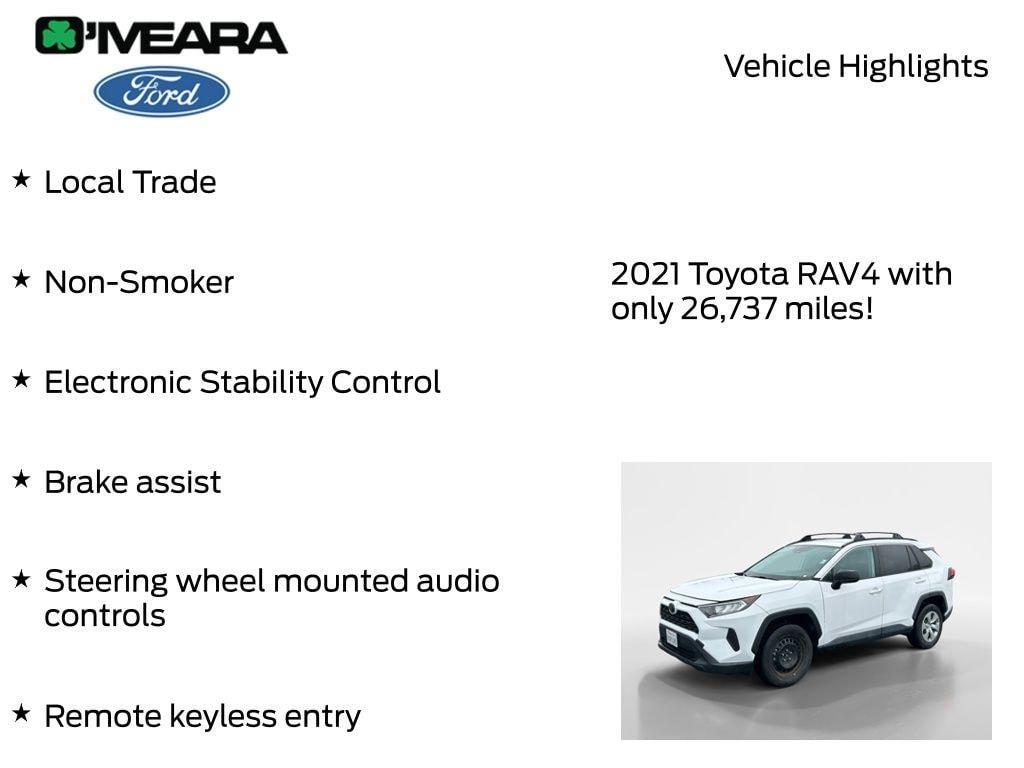 used 2021 Toyota RAV4 car, priced at $25,590