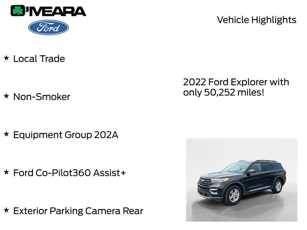 used 2022 Ford Explorer car, priced at $29,990