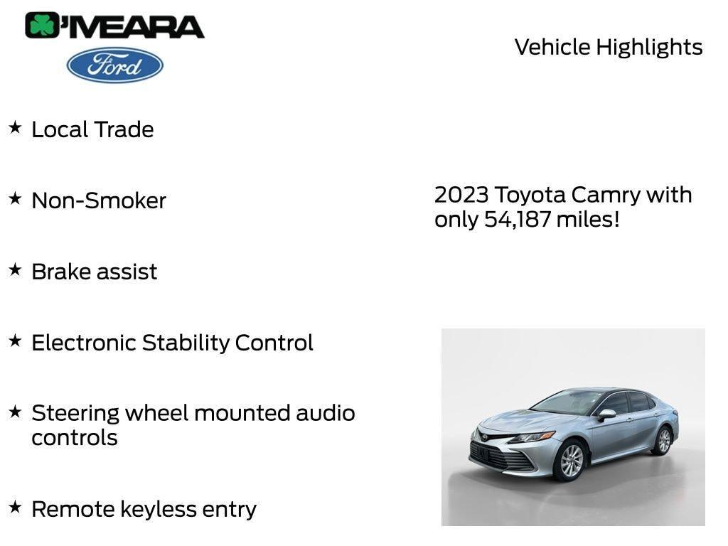 used 2023 Toyota Camry car, priced at $23,990
