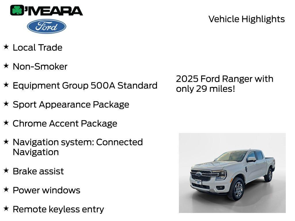 used 2025 Ford Ranger car, priced at $41,990