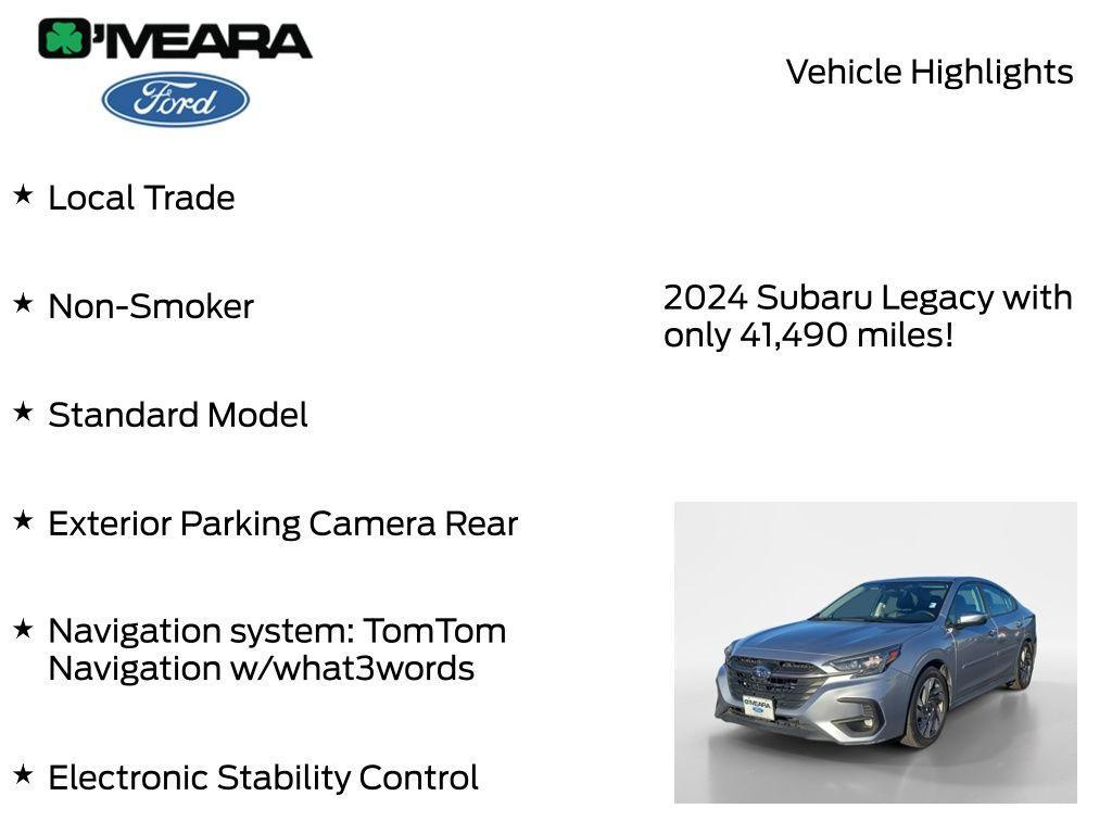 used 2024 Subaru Legacy car, priced at $26,990