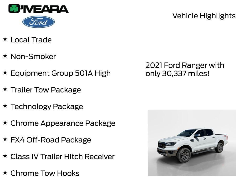 used 2021 Ford Ranger car, priced at $33,290