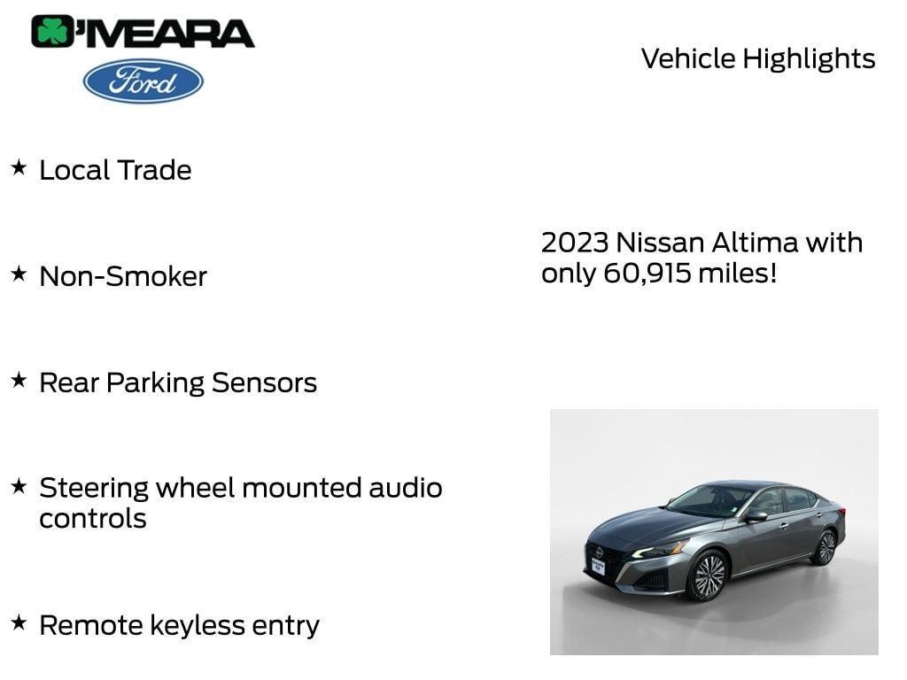 used 2023 Nissan Altima car, priced at $18,990