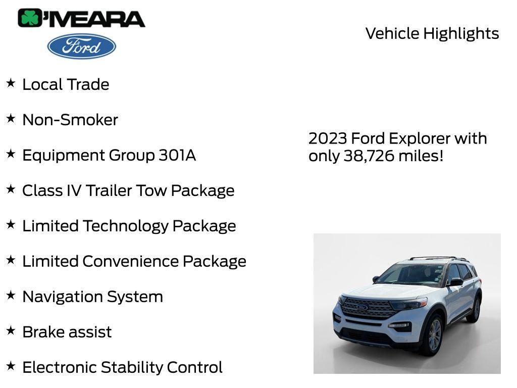used 2023 Ford Explorer car, priced at $37,990