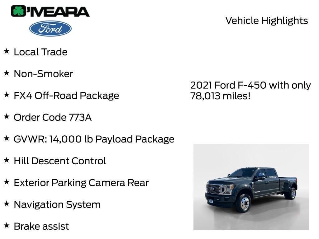 used 2021 Ford F-450 car, priced at $72,990