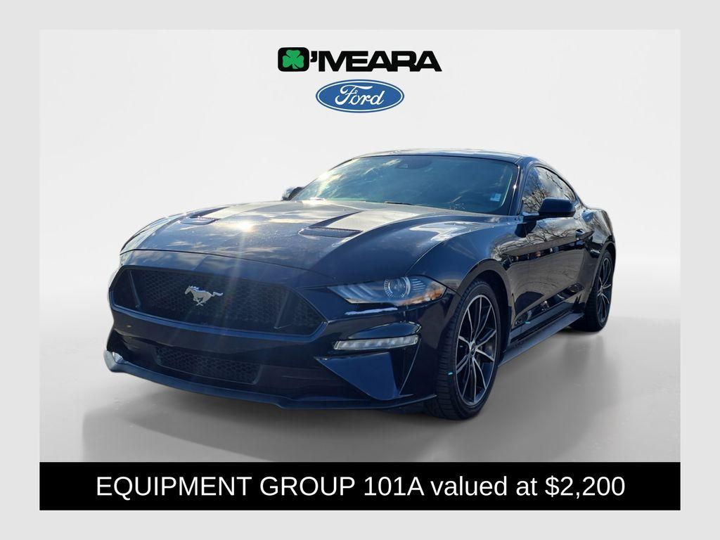 used 2021 Ford Mustang car, priced at $18,990