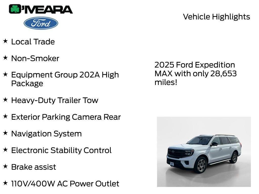 used 2025 Ford Expedition Max car, priced at $61,790