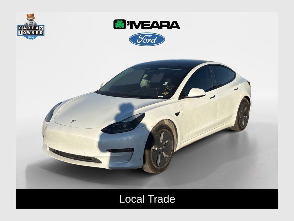 used 2022 Tesla Model 3 car, priced at $29,499