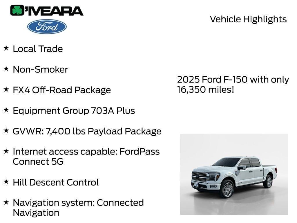 used 2025 Ford F-150 car, priced at $70,990