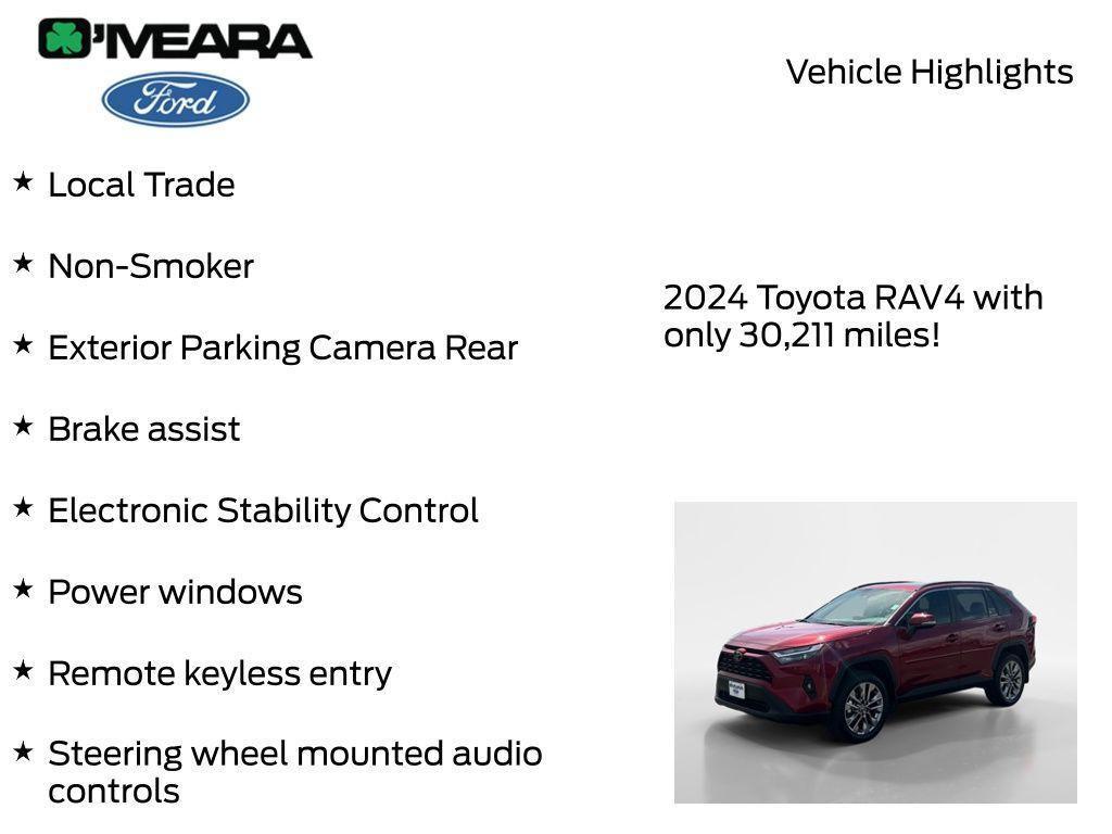 used 2024 Toyota RAV4 car, priced at $33,990