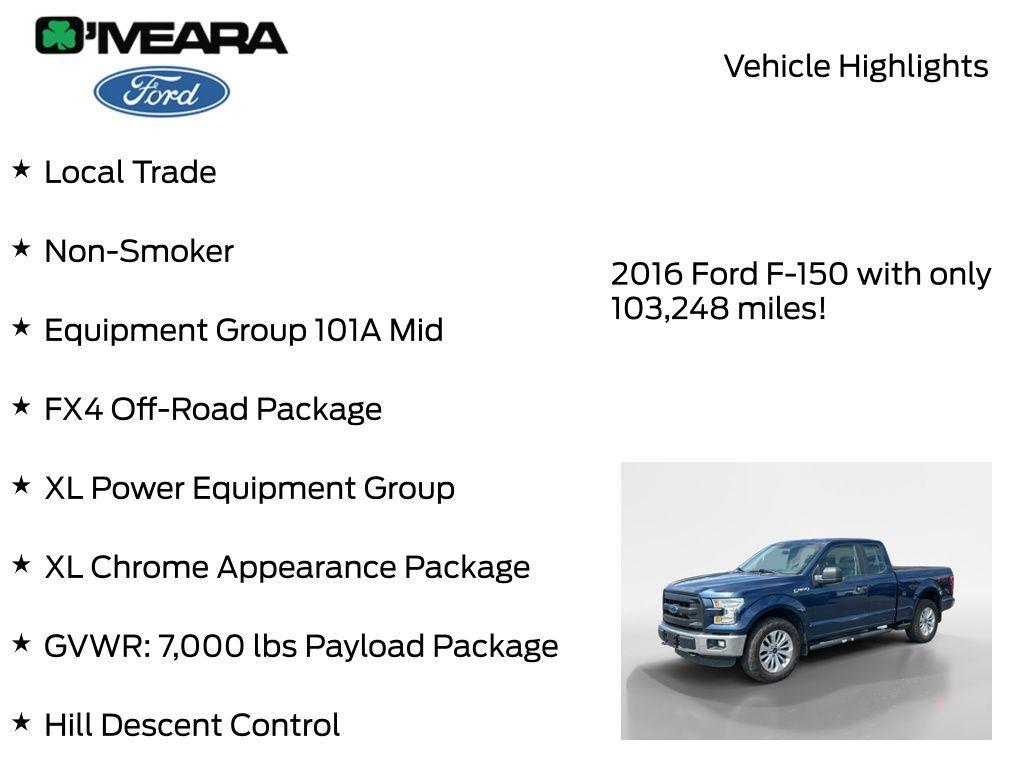 used 2016 Ford F-150 car, priced at $20,490
