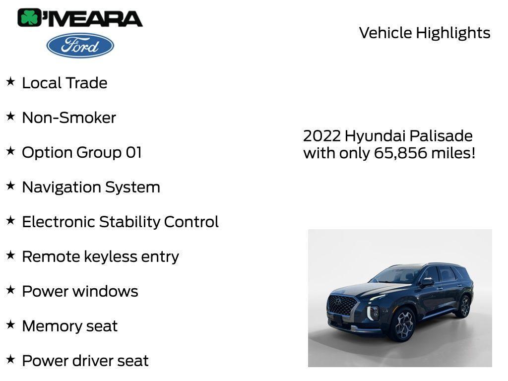 used 2022 Hyundai Palisade car, priced at $28,990