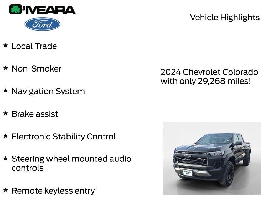 used 2024 Chevrolet Colorado car, priced at $35,990