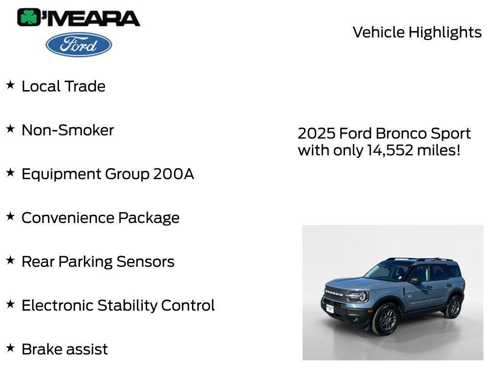 used 2025 Ford Bronco Sport car, priced at $28,990