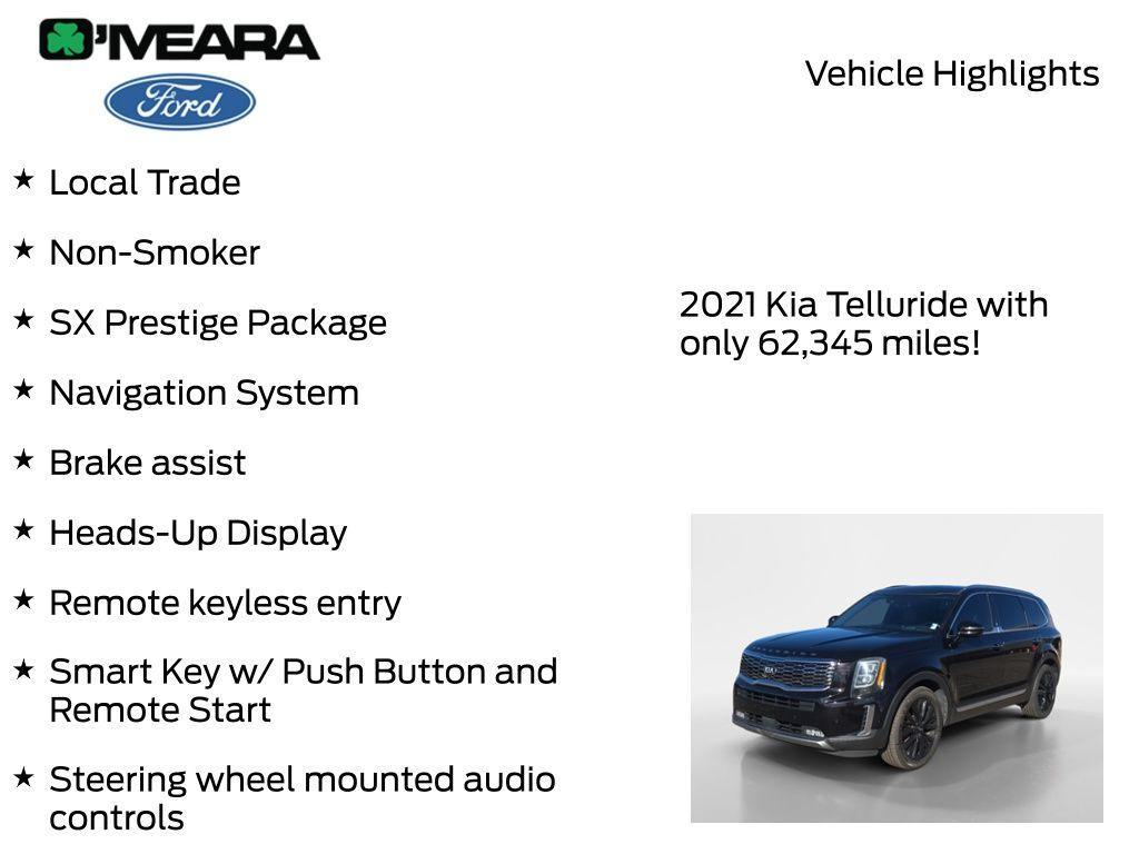 used 2021 Kia Telluride car, priced at $29,990