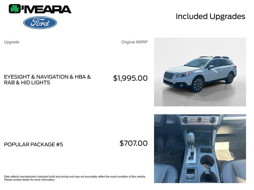 used 2017 Subaru Outback car, priced at $20,790