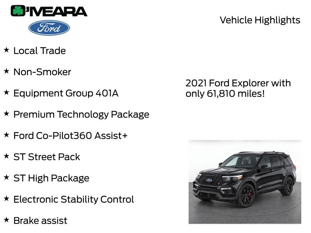 used 2021 Ford Explorer car, priced at $31,793