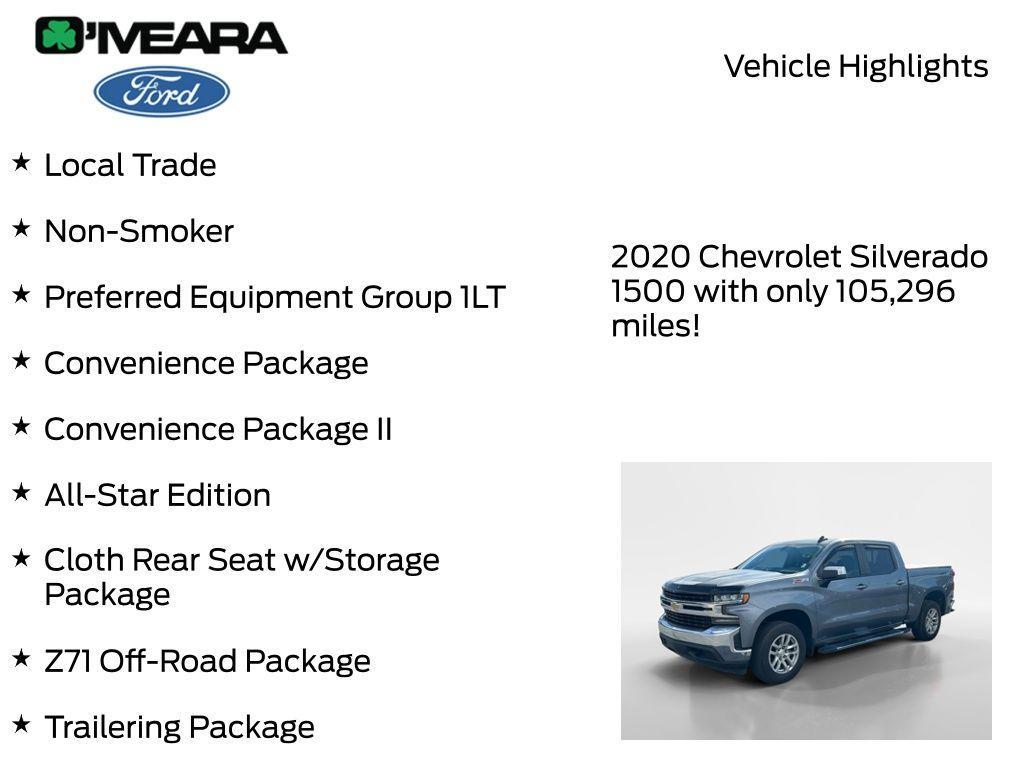 used 2020 Chevrolet Silverado 1500 car, priced at $26,990