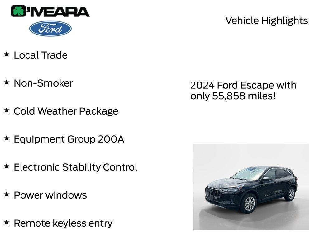 used 2024 Ford Escape car, priced at $21,620
