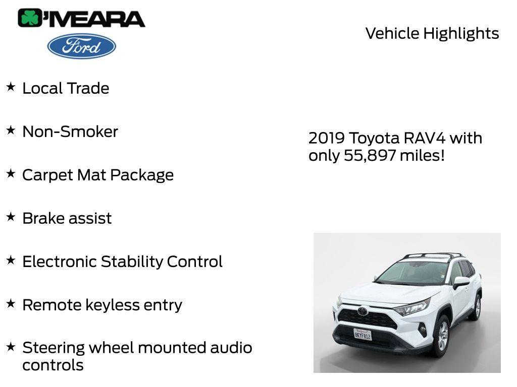 used 2019 Toyota RAV4 car, priced at $25,590