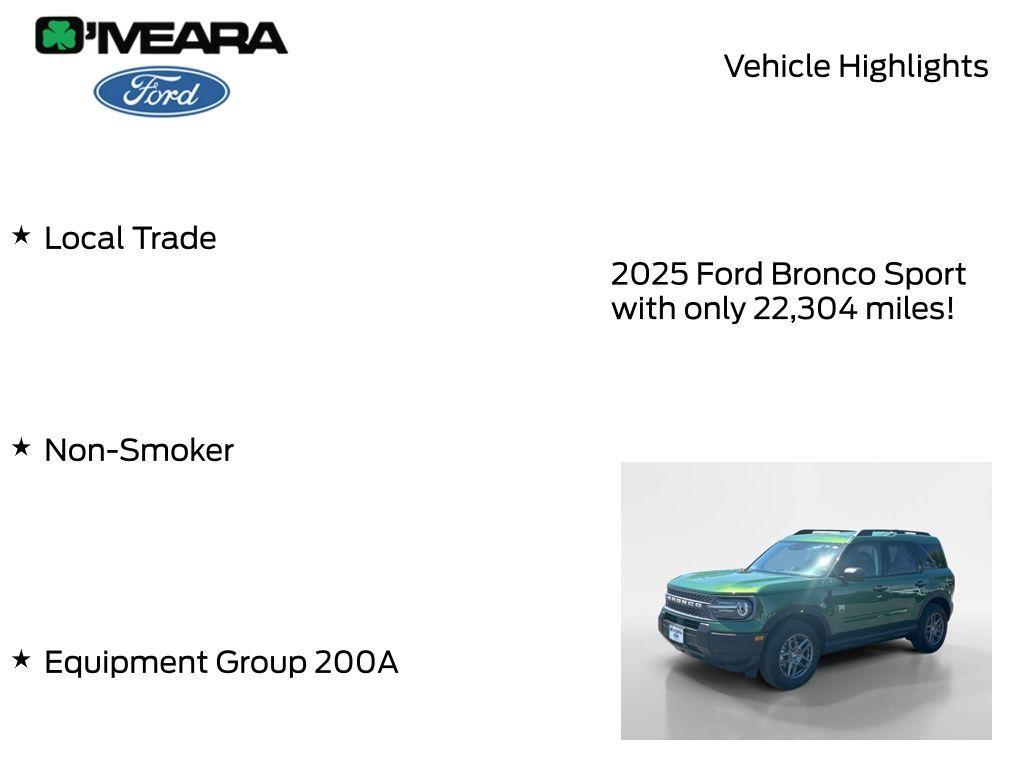 used 2025 Ford Bronco Sport car, priced at $27,420